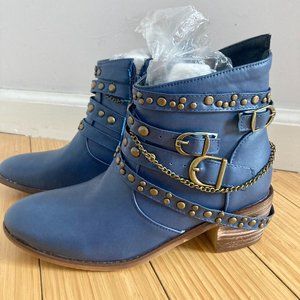 Pu Rivet Summer Boots
